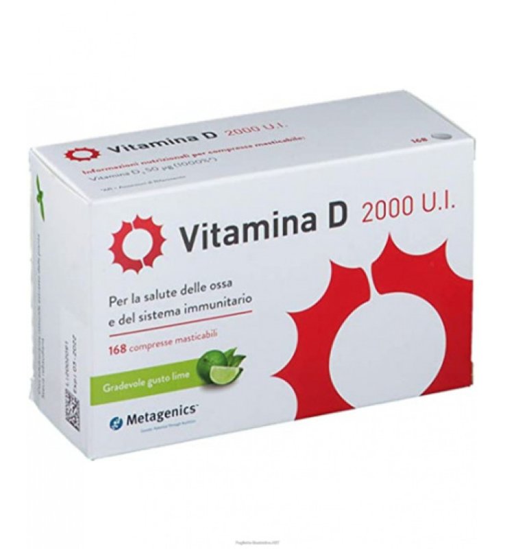 VITAMINA D 2000 UI 168 COMPRESSE MASTICABILI