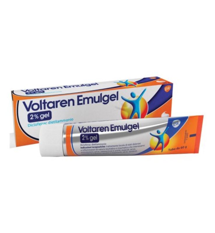 VOLTAREN EMULGEL*gel derm 60 g 2% additivo antibloccaggio masterbatch