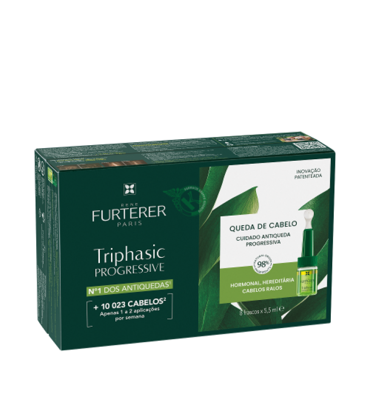 Rene Furterer Triphasic Progressive Trattamento Contro La Caduta Dei Capelli Progressiva Senza Risciacquo 8 Flaconi