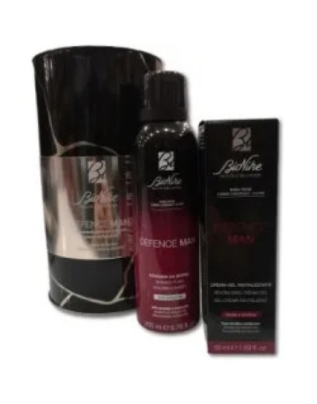 Bionike Defence Man Kit Natale Uomo Idratante con Schiuma Barba e Cremagel