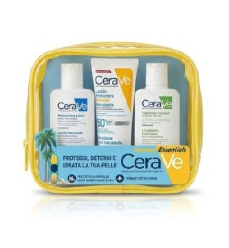CeraVe Pochette Solare Protezione SPF50+ Lozione Detergente Idratante