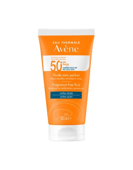 AVENE SOLARE FLUIDO SPF50+ SENZA PROFUMO 50 ML