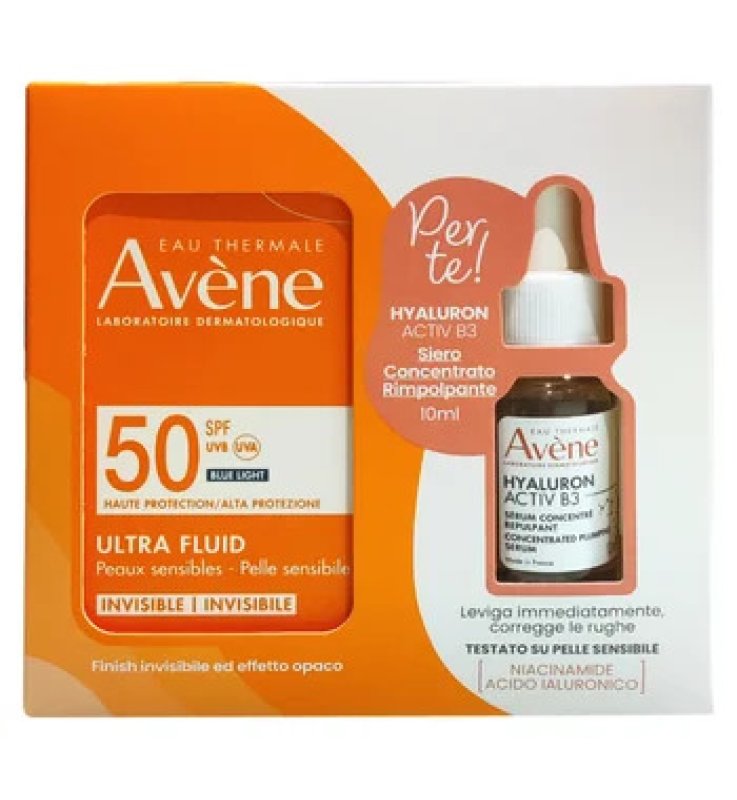 Av&egrave;ne Ultra Fluid SPF50 + Hyaluron Active B3 (Cofanetto) - Protezione solare Av&egrave;ne