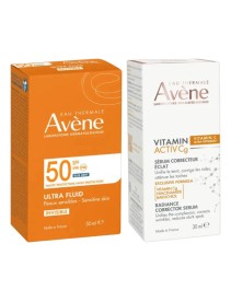 Avène Ultra Fluid SPF50+ + Vitamin Activ CG (Cofanetto) - Protezione solare Avène
