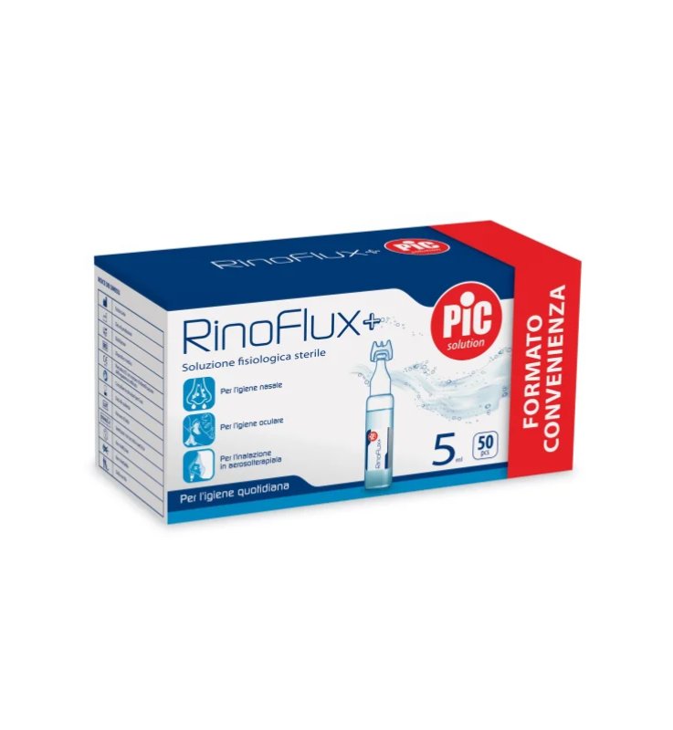Soluzione fisiologica sterile RinoFlux+ 50 pezzi da 5 ml