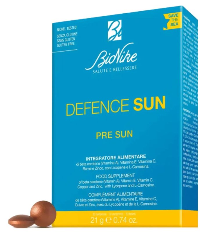 Bionike Defence Sun Integratore Betacarotene Antiossidante 30 Compresse