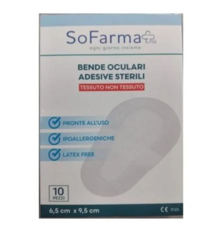 BENDA OCULARE MONOUSO 10PZ SF+ BENDA OCULARE MONOUSO 10PZ SF+