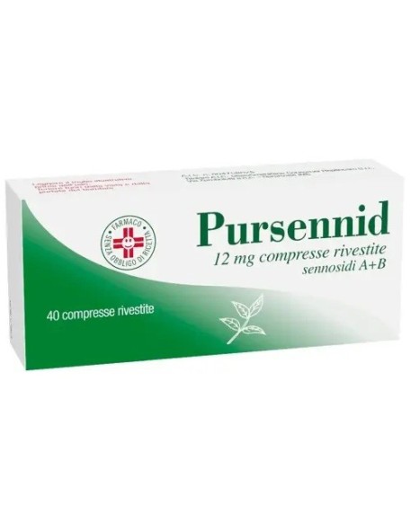 PURSENNID*40 cpr riv 12 mg