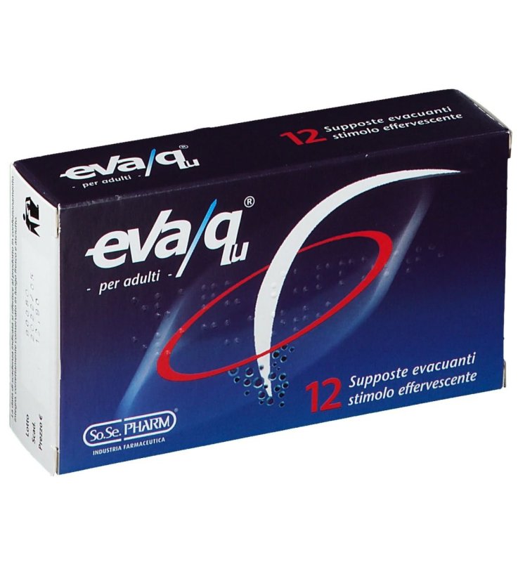 Eva/Qu Trattamento per stitichezza occasionale o ricorrente 12 supposte effervescenti