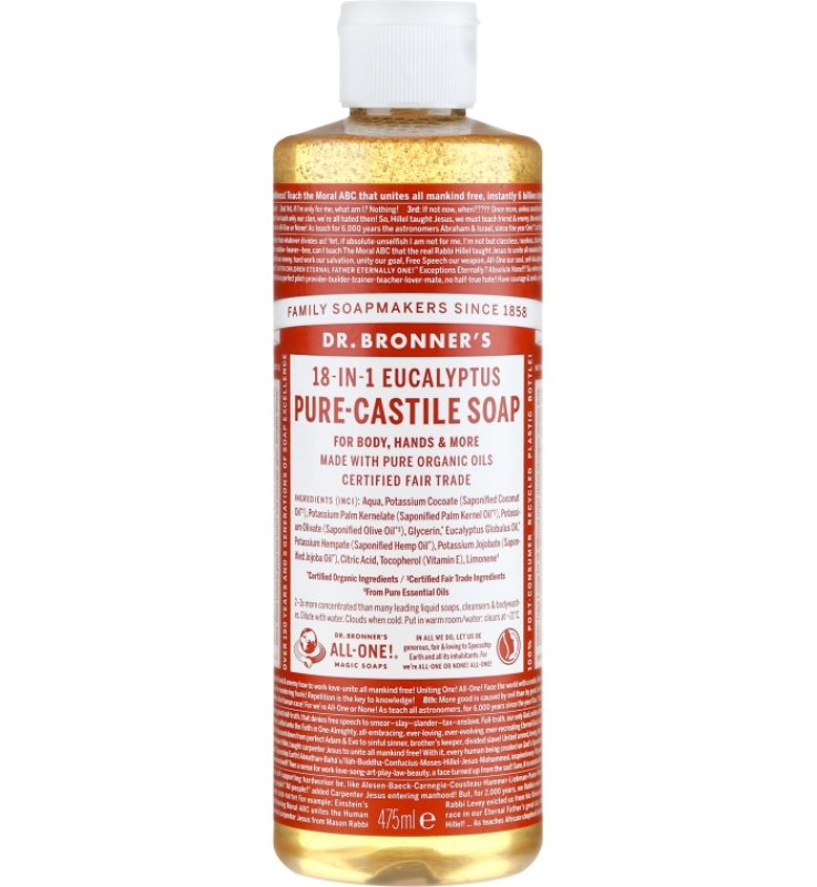 DR BRONNER'S 18-IN-1 LIQUID SOAP EUCALYPTUS 475 ML