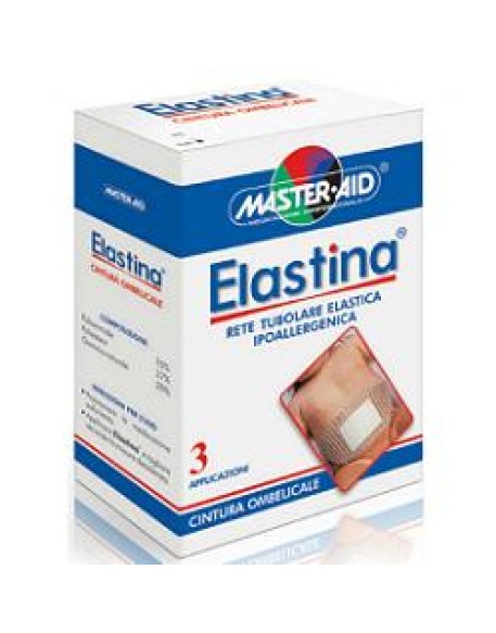 RETE TUBOLARE ELASTICA IPOALLERGENICA PER CINTURA OMBELICALEMASTER-AID 4,5 CM IN TENSIONE CALIBRO 5,5 CM