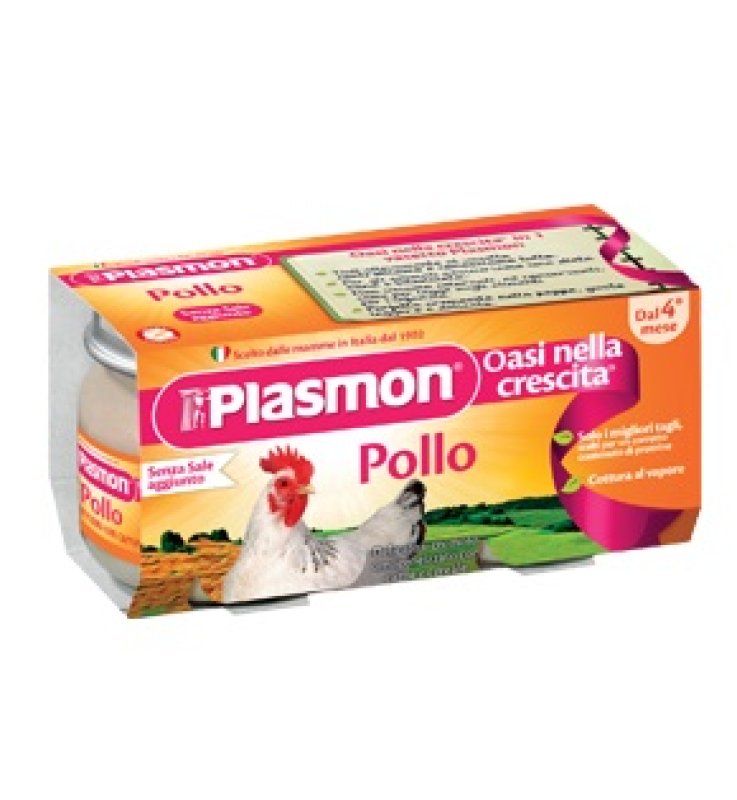 PLASMON OMOGENEIZZATO POLLO 120 G X 2 PEZZI PLASMON OMOGENEIZZATO POLLO 120 G X 2 PEZZI