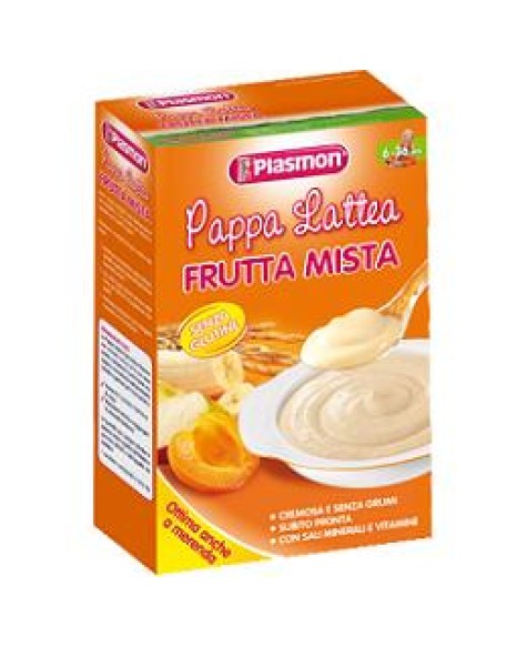 PLASMON PAPPA LATTEA FRUTTA MISTA 250 G 1 PEZZO