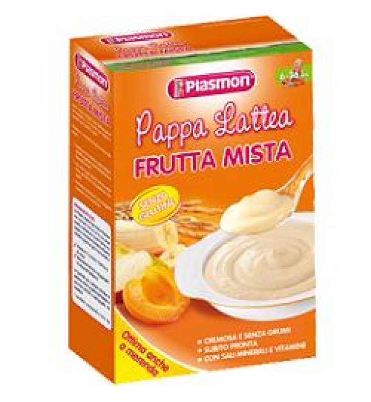 PLASMON PAPPA LATTEA FRUTTA MISTA 250 G 1 PEZZO