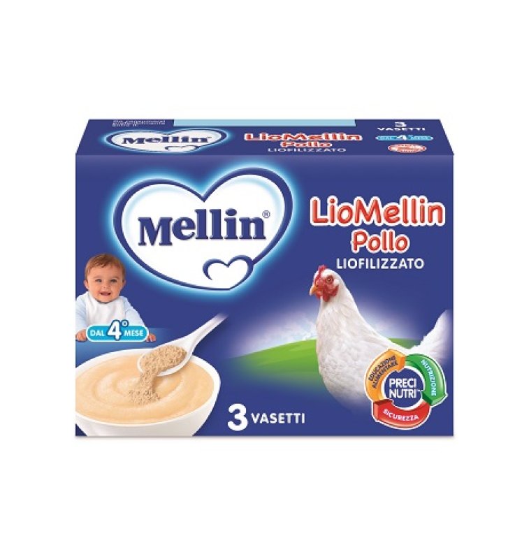 LIOMELLIN POLLO LIOFILIZZATO 10 G 3 PEZZI