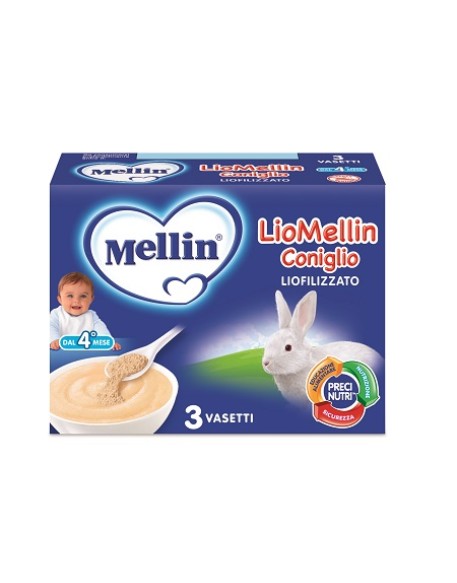 LIOMELLIN CONIGLIO LIOFILIZZATO 10 G 3 PEZZI