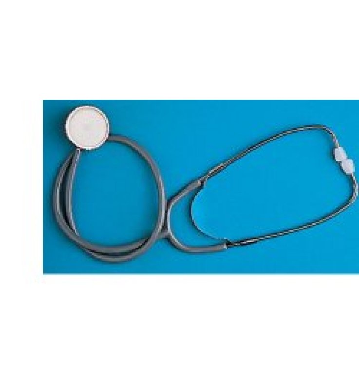 FONENDOSCOPIO LEGGERO PIATTO CON MEMBRABA ARCHETTO BIAURICOLARE PER AUSCULTAZIONE CON MOLLA ESTERNA