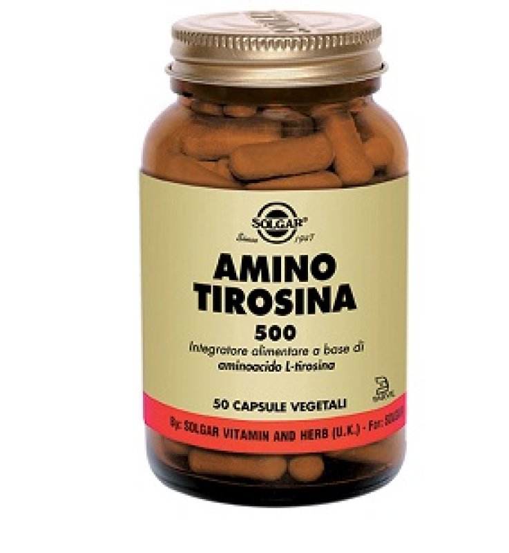 AMINO TIROSINA 500 50 CAPSULE VEGETALI AMINO TIROSINA 500 50 CAPSULE VEGETALI