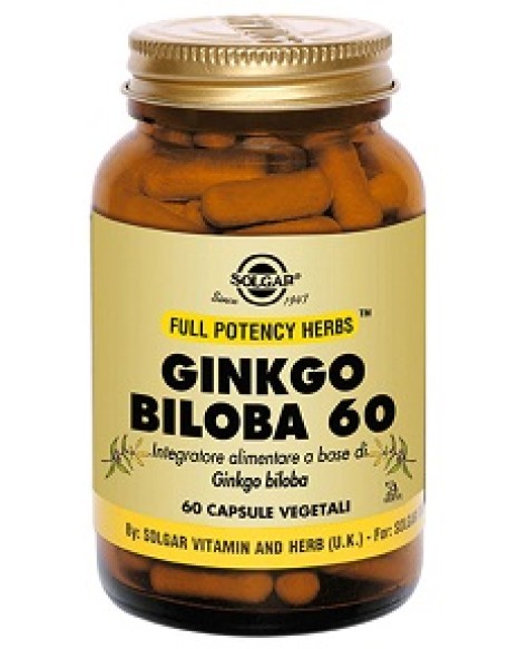 GINKGO BILOBA  60VEGICPS SOLGAR