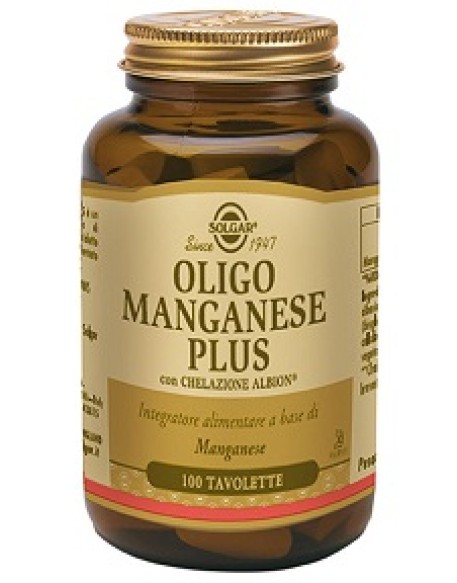 OLIGO MANGANESE PLUS 100T SOLGAR