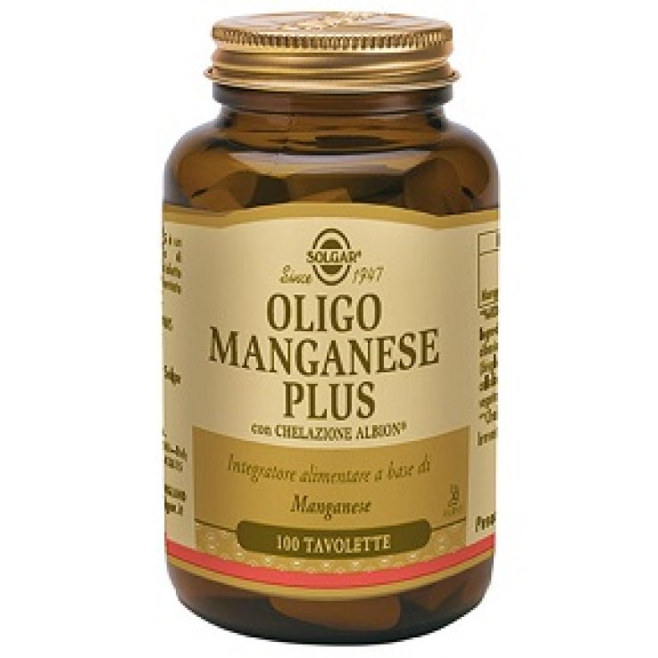 OLIGO MANGANESE PLUS 100T SOLGAR OLIGO MANGANESE PLUS 100T SOLGAR