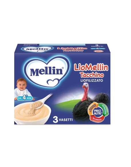 LIOMELLIN TACCHINO LIOFILIZZATO 10 G 3 PEZZI