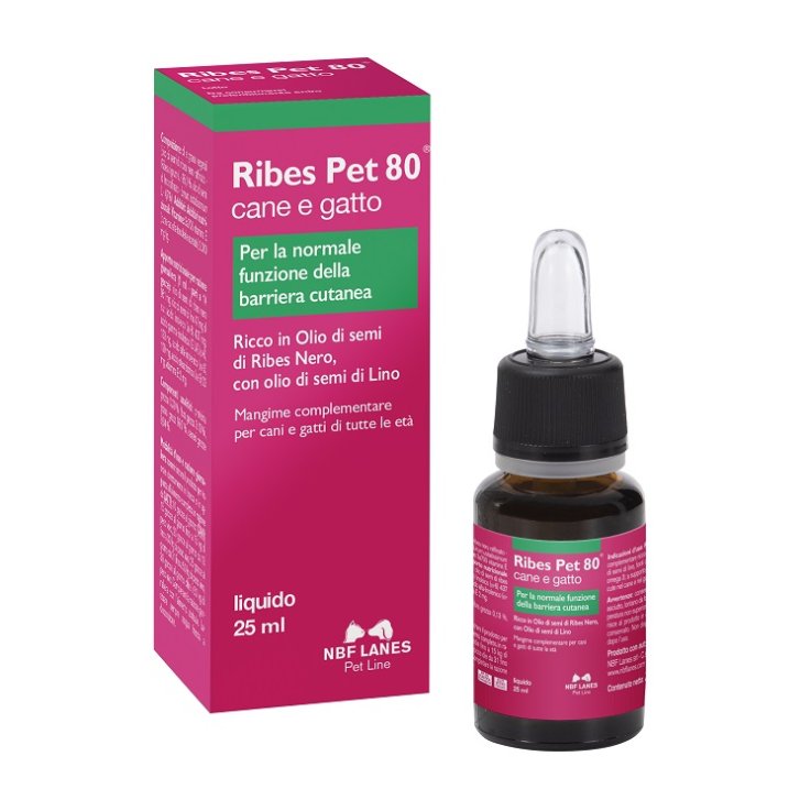 RIBES PET 80 GOCCE OLIO 25 ML CON CONTAGOCCE RIBES PET 80 GOCCE OLIO 25 ML CON CONTAGOCCE
