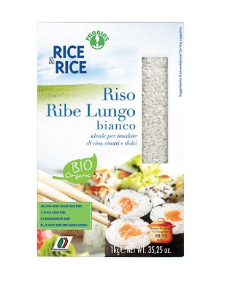 R&R Riso Lungo Ribe Bianco 1Kg