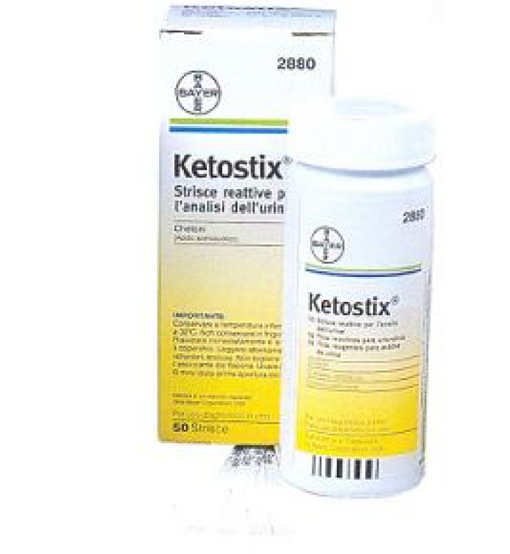 STRISCE MISURAZIONE CHETONURIA KETOSTIX 50 PEZZI