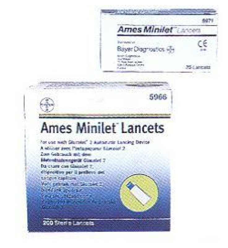 LANCETTE PUNGIDITO MINILET AMES 25 PEZZI