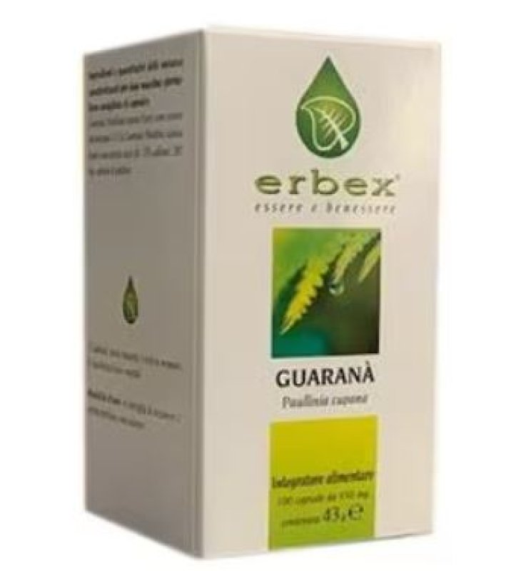 GUARANA'100 Cps 430mg ERBEX