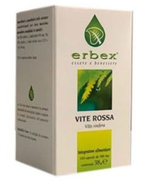 VITE ROSSA 100CPS 380MG ERBEX