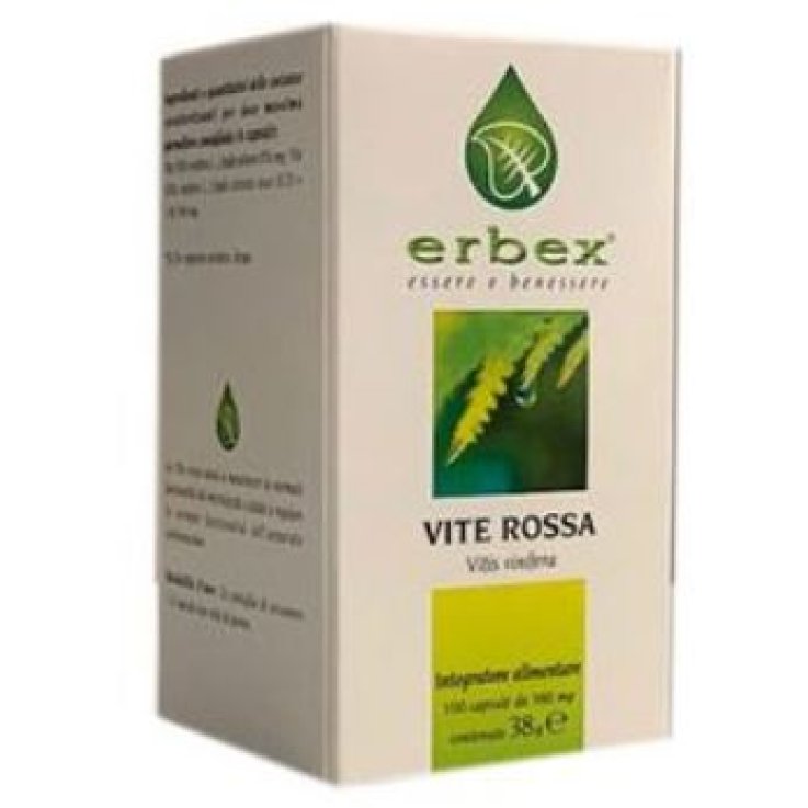 VITE ROSSA 100CPS 380MG ERBEX VITE ROSSA 100CPS 380MG ERBEX