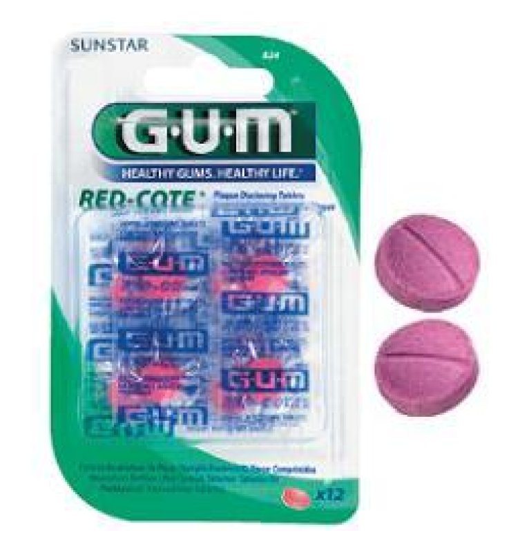GUM RED-COTE RIV PLACCA 12 PASTIGLIE