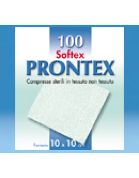 GARZA IN TESSUTO NON TESSUTO PRONTEX SOFT 10X10CM 100 PEZZI