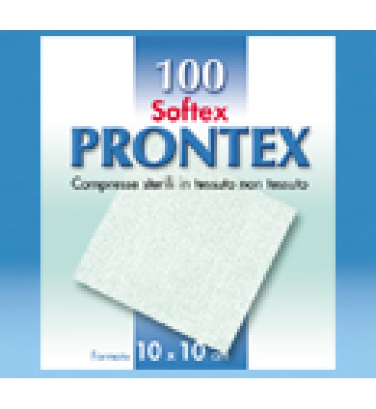 GARZA IN TESSUTO NON TESSUTO PRONTEX SOFT 10X10CM 100 PEZZI