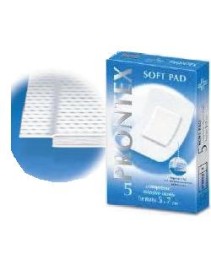 GARZA PRONTEX SOFT PAD COMPRESSA 5X7 CM 5 PEZZI