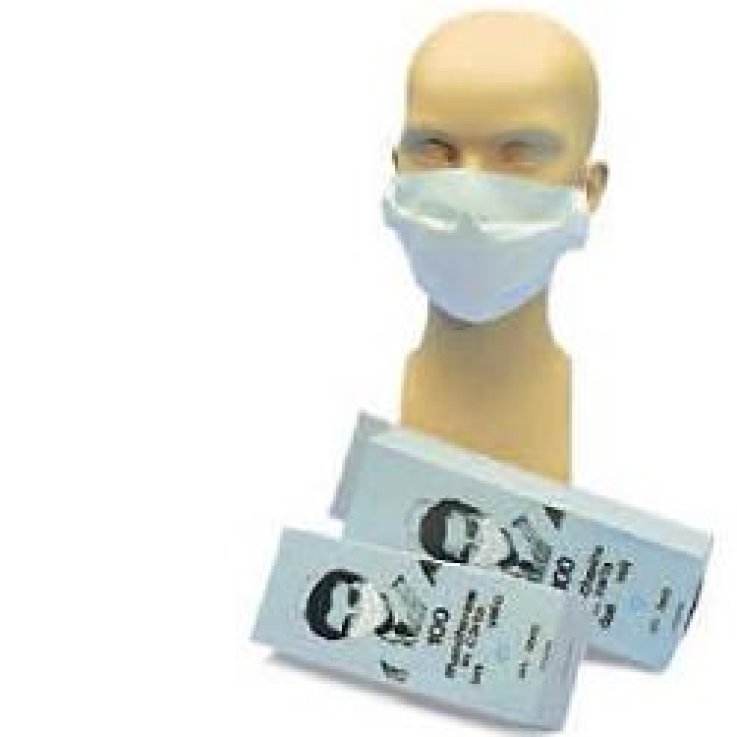 MASCHERA CARTA 2 VELI MONOUSO 100 PEZZI MASCHERA CARTA 2 VELI MONOUSO 100 PEZZI