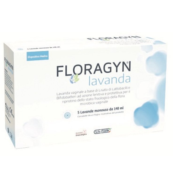 LAVANDA VAGINALE A BASE DI LATTOBACILLI LISATI FLORAGYN LAVANDA 140ML 5FLACONI
