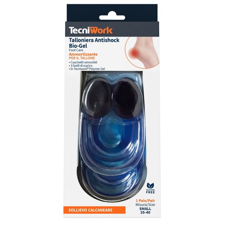TALLONIERA IN GEL CON FORO MISURA SMALL 1 PEZZO TALLONIERA IN GEL CON FORO MISURA SMALL 1 PEZZO