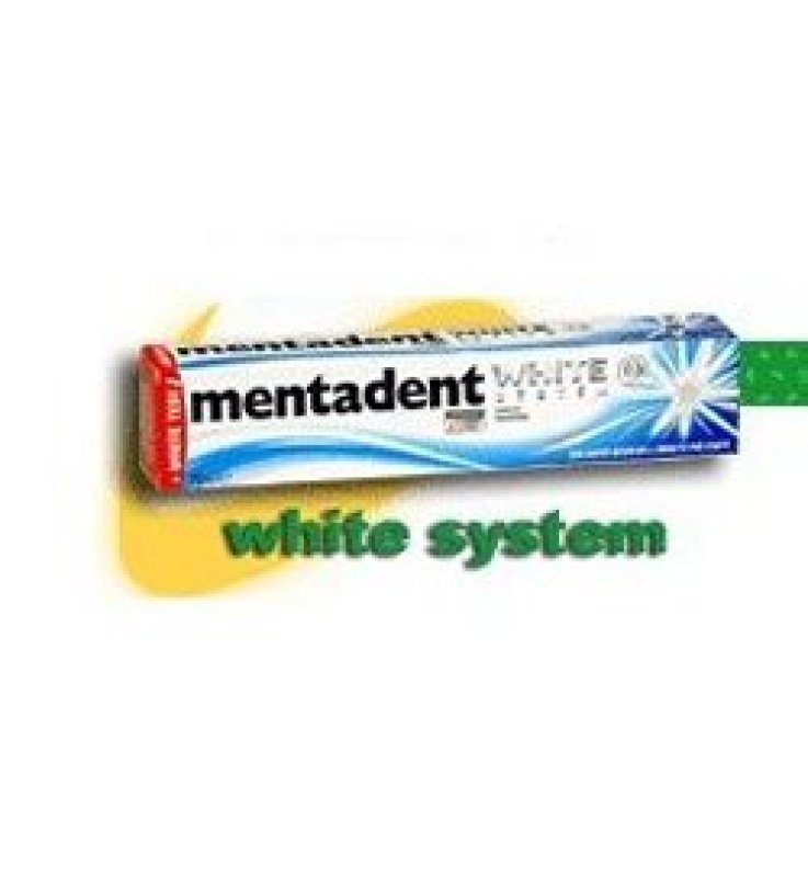 MENTADENT DENTIFRICIO WHITESYSTEM 75 ML MENTADENT DENTIFRICIO WHITESYSTEM 75 ML