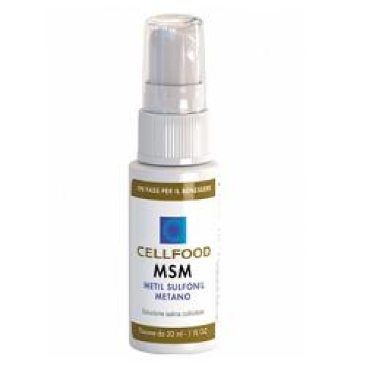 CELLFOOD MSM METIL SULFONIL METANO SOLUZIONE SALINA COLLOIDALE 30 ML CELLFOOD MSM METIL SULFONIL METANO SOLUZIONE SALINA COLLOIDALE 30 ML