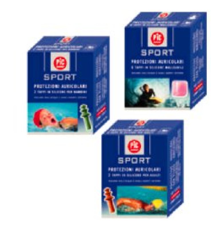 TAPPO AURICOLARE IN SILICONE PIC SPORT 6 PEZZI