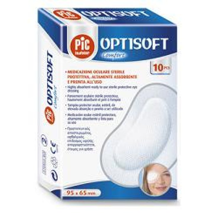 TAMPONE OCULARE PIC IN TESSUTO NON TESSUTO STERILE ADESIVO 10 PEZZI TAMPONE OCULARE PIC IN TESSUTO NON TESSUTO STERILE ADESIVO 10 PEZZI