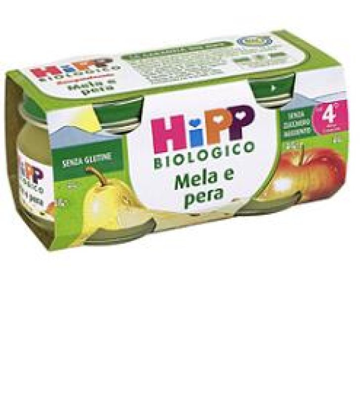 HIPP BIO OMOGENEIZZATO MELA PERA 100% 2X80 G