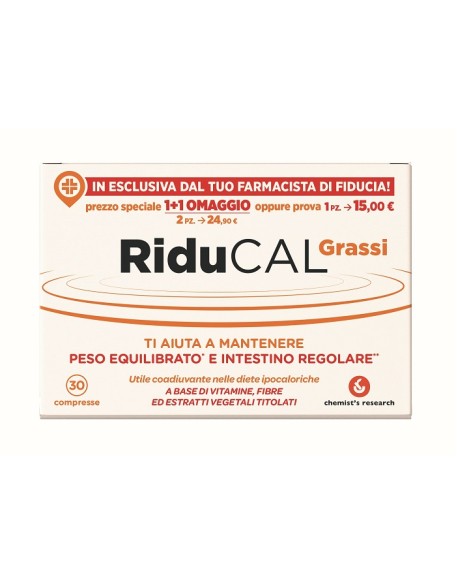 RIDUCAL GRASSI 30 COMPRESSE