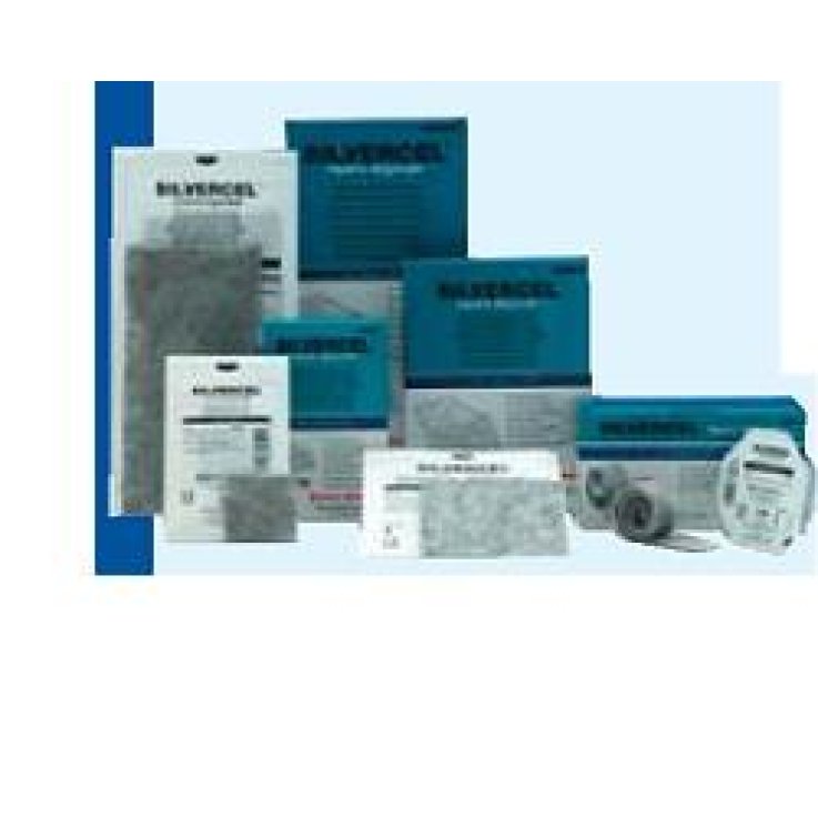 SYLVERCEL MEDICAZIONE IN IDROALGINATO CON FIBRE DI NYLON E ARGENTO 5X5CM 10 PEZZI SYLVERCEL MEDICAZIONE IN IDROALGINATO CON FIBRE DI NYLON E ARGENTO 5X5CM 10 PEZZI