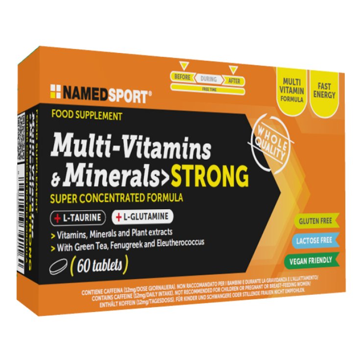 MULTI-VITAMINS&MINERALS STRONG 60 COMPRESSE MULTI-VITAMINS&MINERALS STRONG 60 COMPRESSE