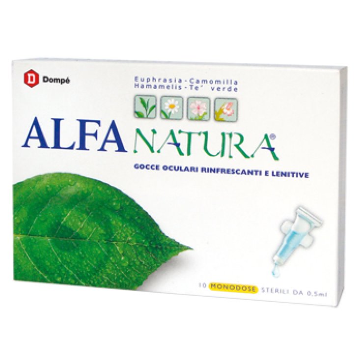 ALFA NATURA GOCCE OCULARI 10 FLACONCINI MONODOSE 0,5 ML ALFA NATURA GOCCE OCULARI 10 FLACONCINI MONODOSE 0,5 ML