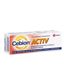 CEBION ACTIVE 12 COMPRESSE EFFERVESCENTI